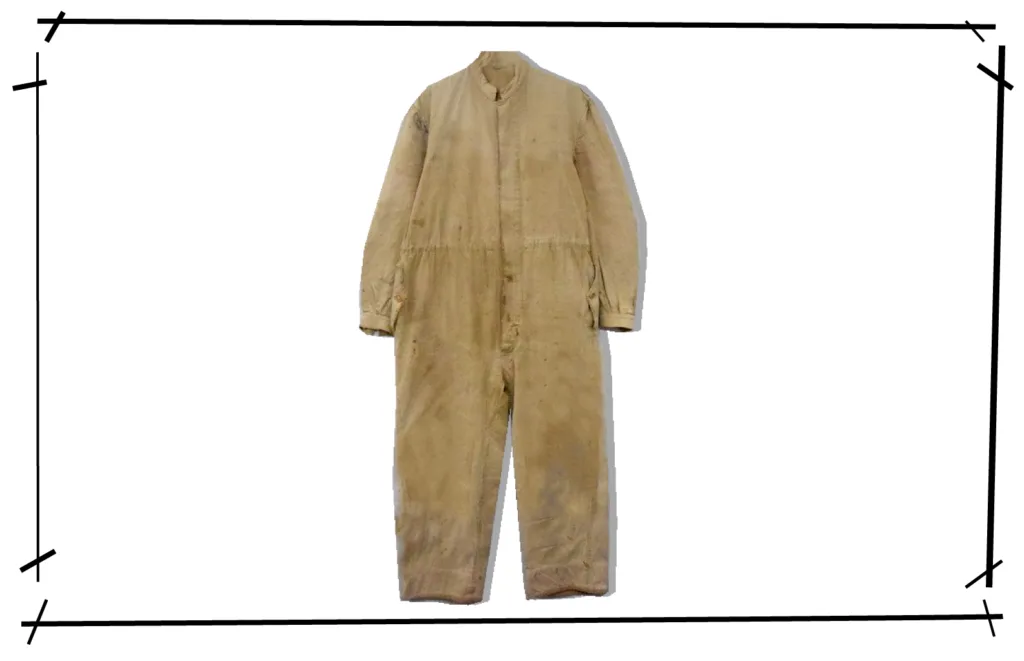 German Army Brown Twill Mechanic Jumpsuit