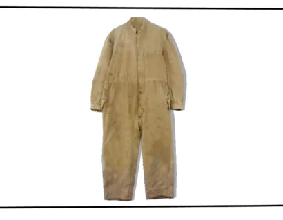 German Army Brown Twill Mechanic Jumpsuit