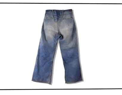Lee Back Lace up Denim Pants