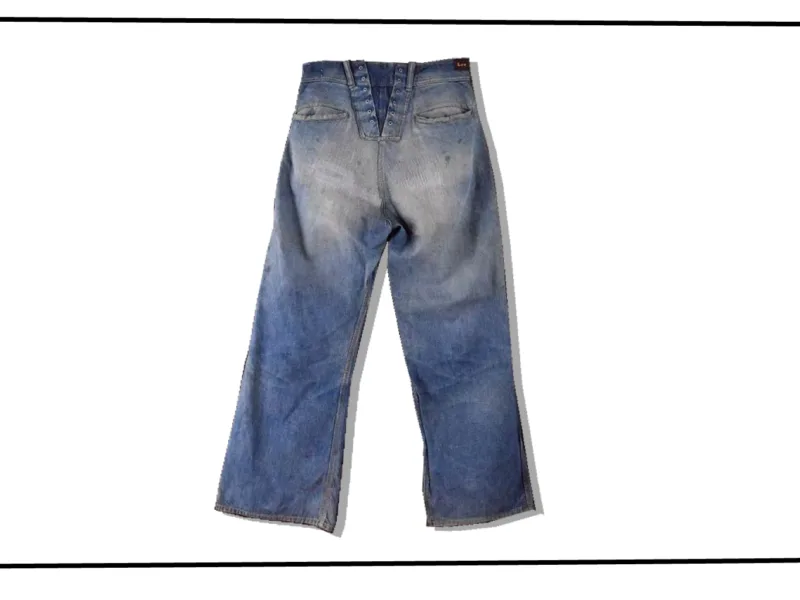 Lee Back Lace up Denim Pants