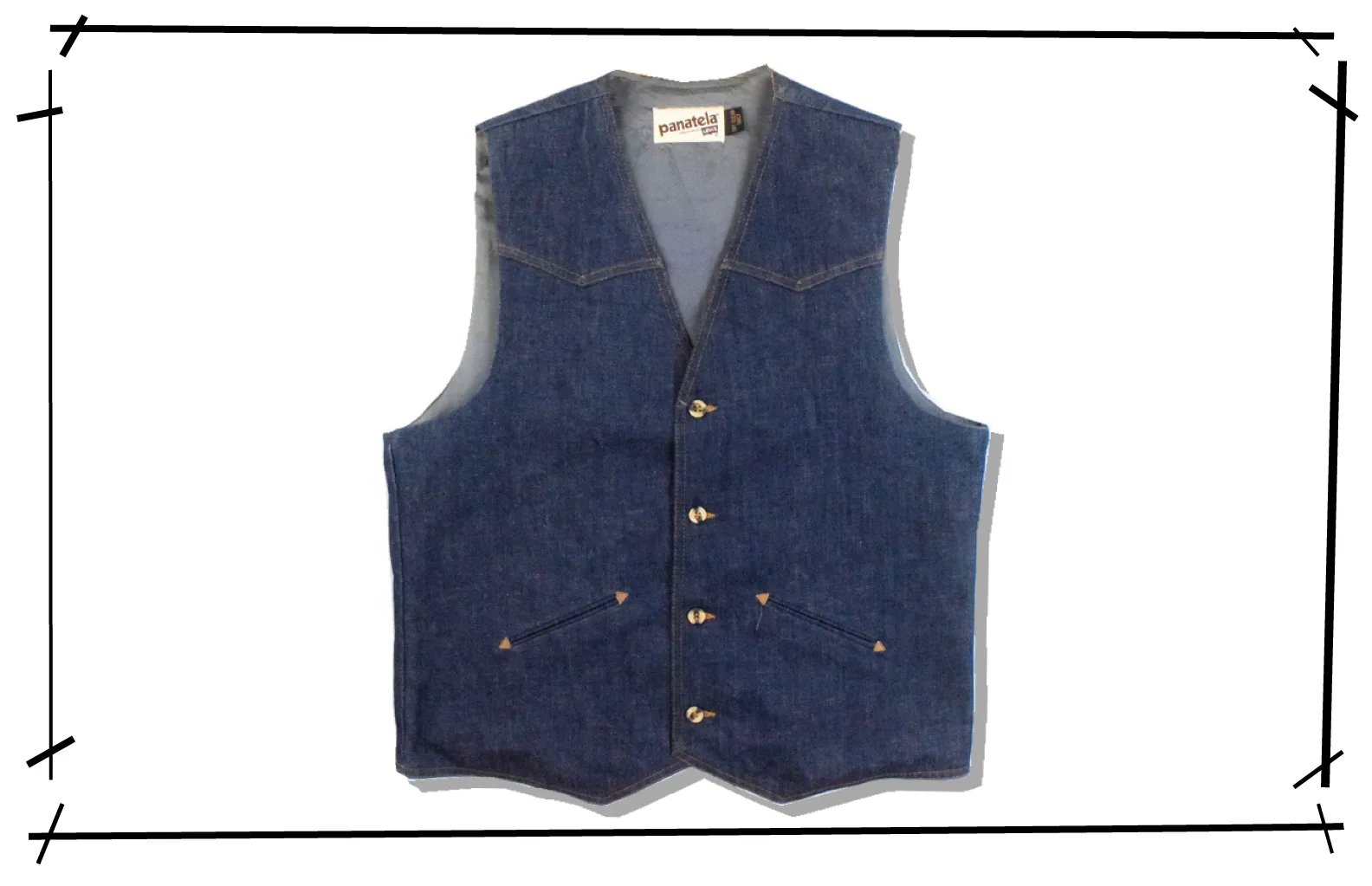 Levi's Panarela Denim Western Vest