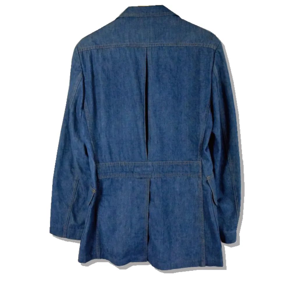 Lee Denim Tailored Jacket 1970s Back