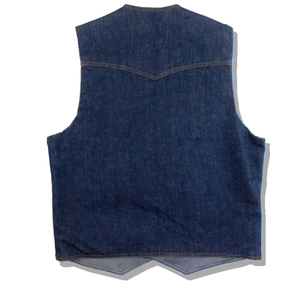 Levi's Panarela Denim Western Vest Back