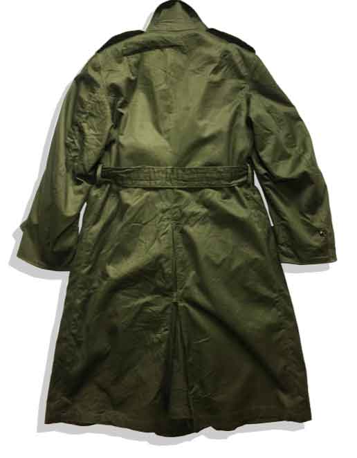 US ARMY Trench Coat Back