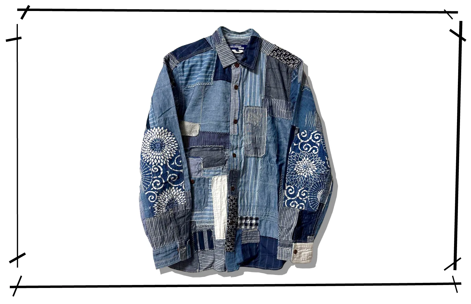 JUNYAWATANABE MAN Patchwork Shirt 2015SS