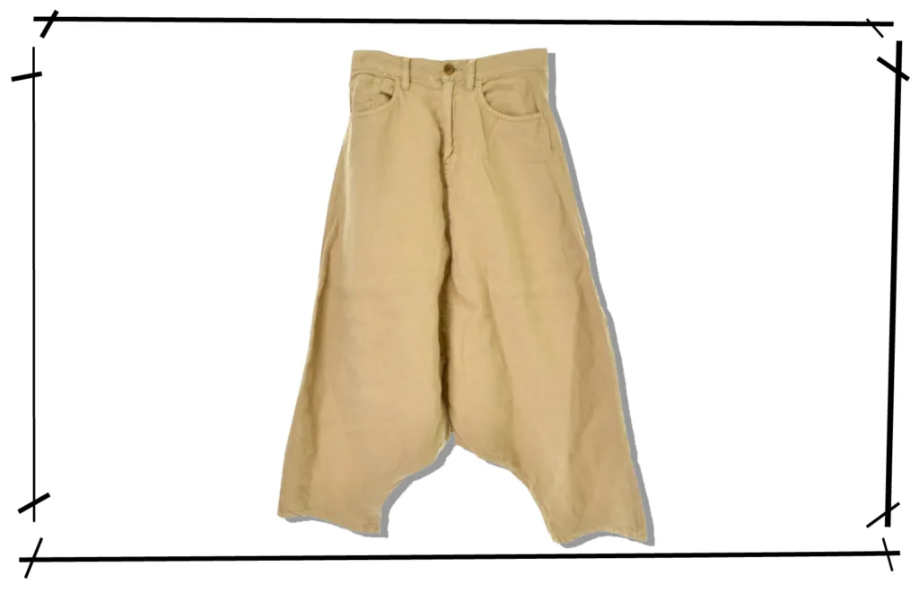 Junyawatanabe Comme des garcons Sarrouel Pants Beige 2014SS