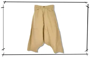 Junyawatanabe Comme des garcons Sarrouel Pants Beige 2014SS