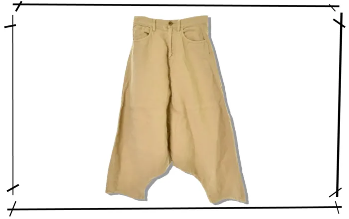 Junyawatanabe Comme des garcons Sarrouel Pants Beige 2014SS