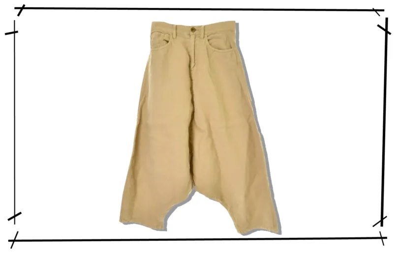 Junyawatanabe Comme des garcons Sarrouel Pants Beige 2014SS