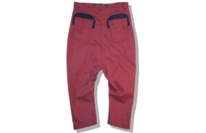 NAVYFACTORYLAB® KANGWOOK KIL 2016 Spring Summer Grotesque Sarrouel Pants Back