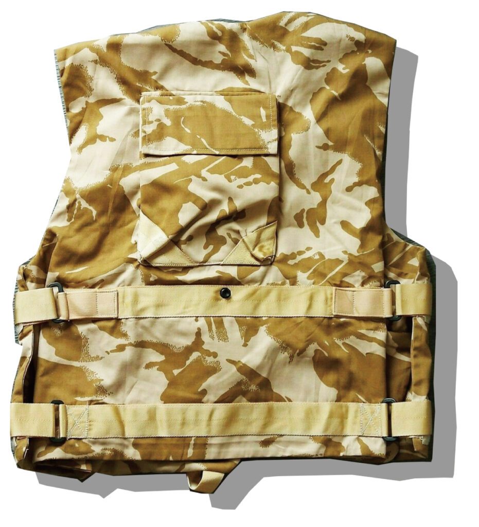 British Army Desert DPM ECBA Plate Carrier Body Armour Vest Back