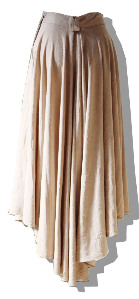 Irregular Hem Skirt Back