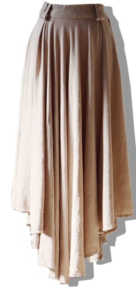 Irregular Hem Skirt Front