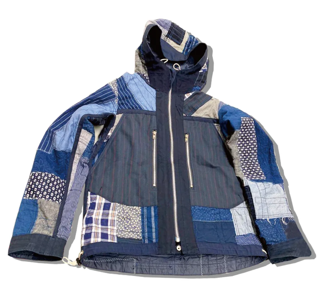 JUNYAWATANABE MAN INdigo Patchwork reversible 2015SS Front