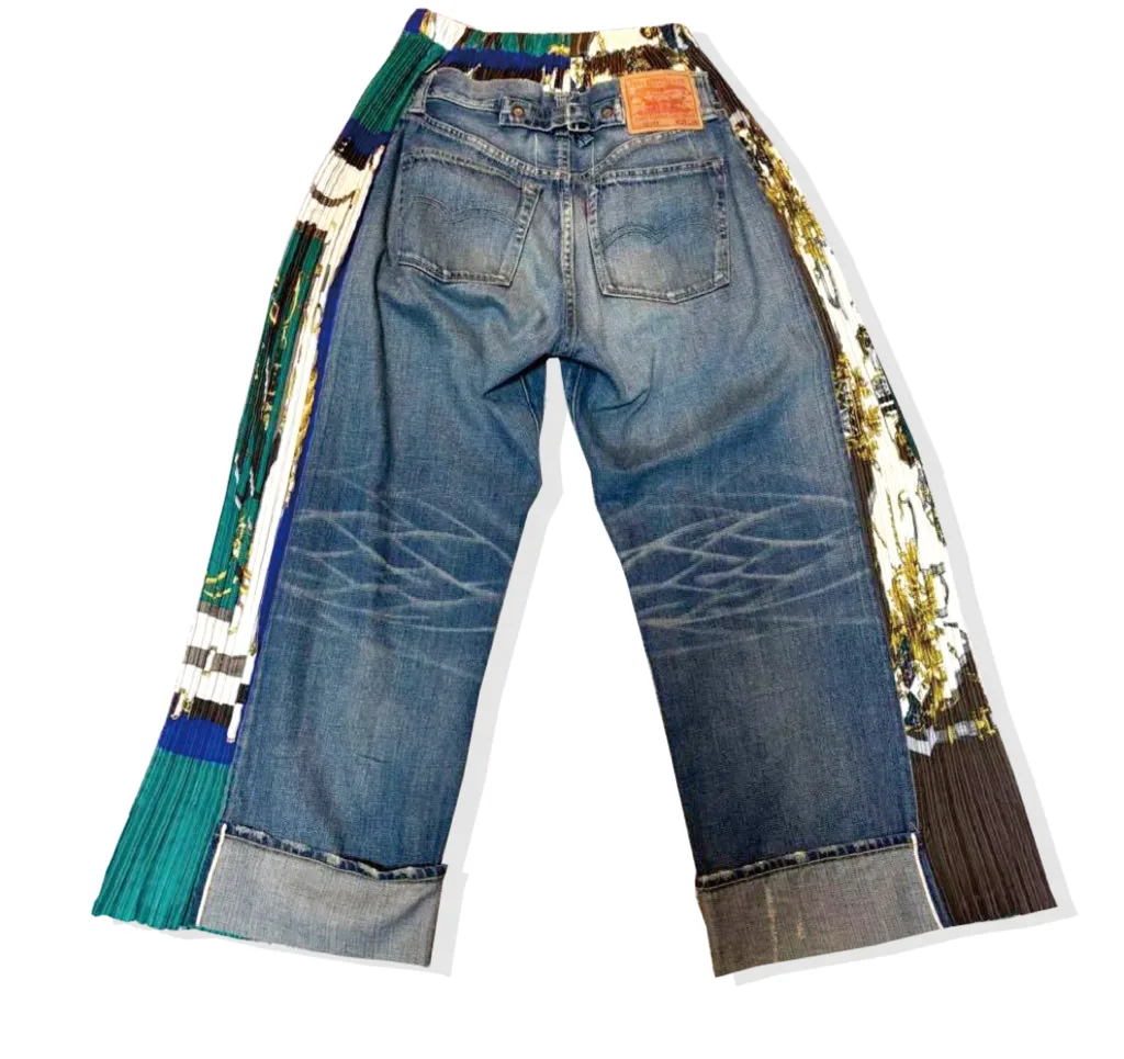 Junya watanabe Comme des gracons x Levis Denim Pants 2021AW Back
