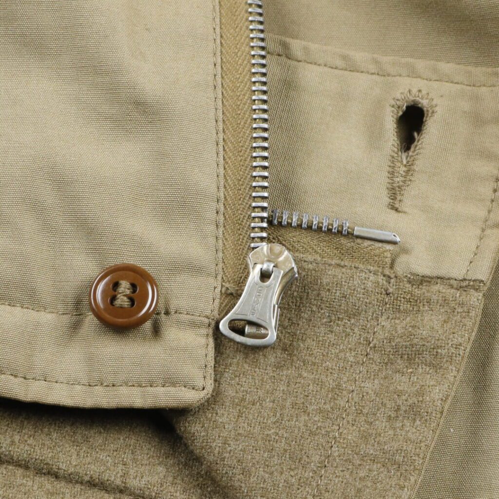 m41 filed jacket zipper
