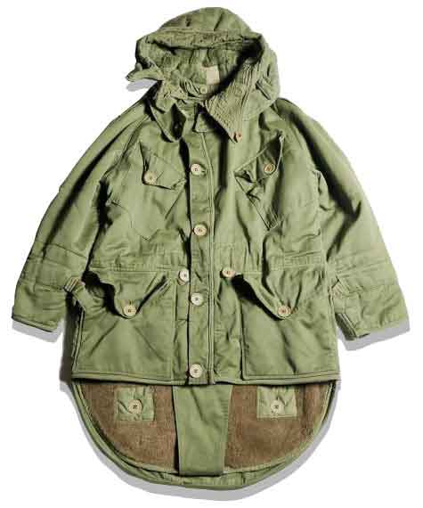 British Army Middle Parka Front