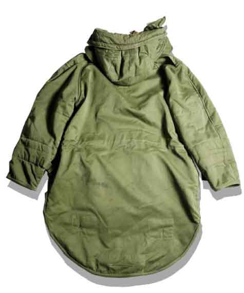 British Army Middle Parka Back