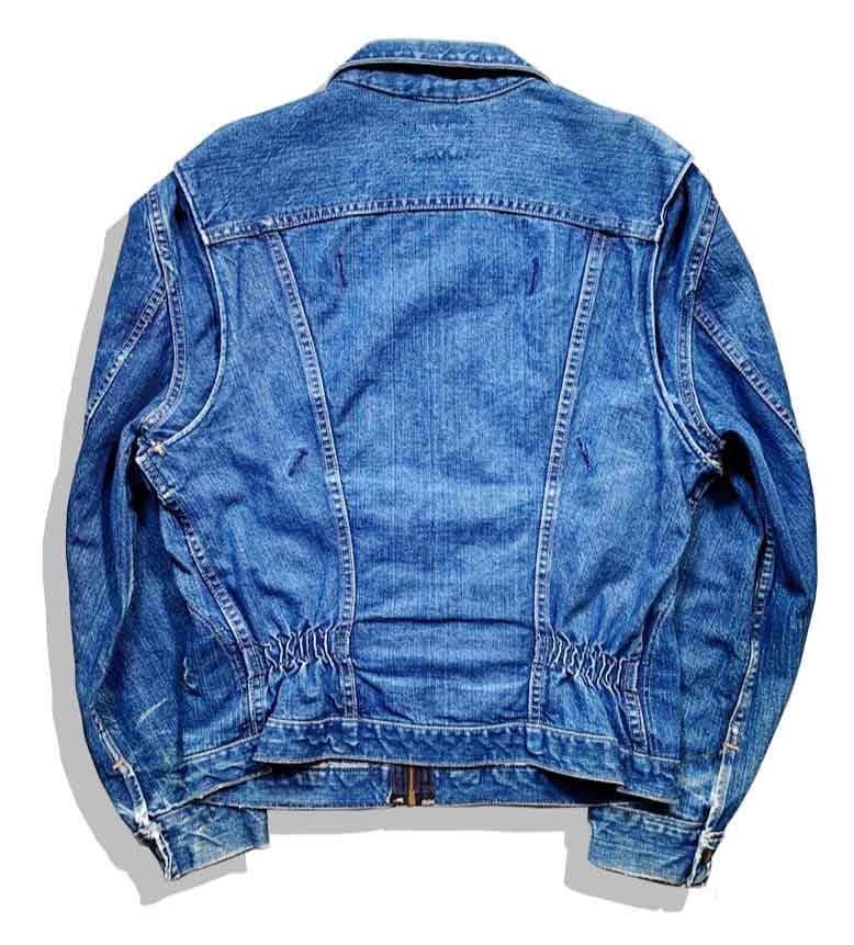 Wrangler 11MJZ Denim Jacket late type Back