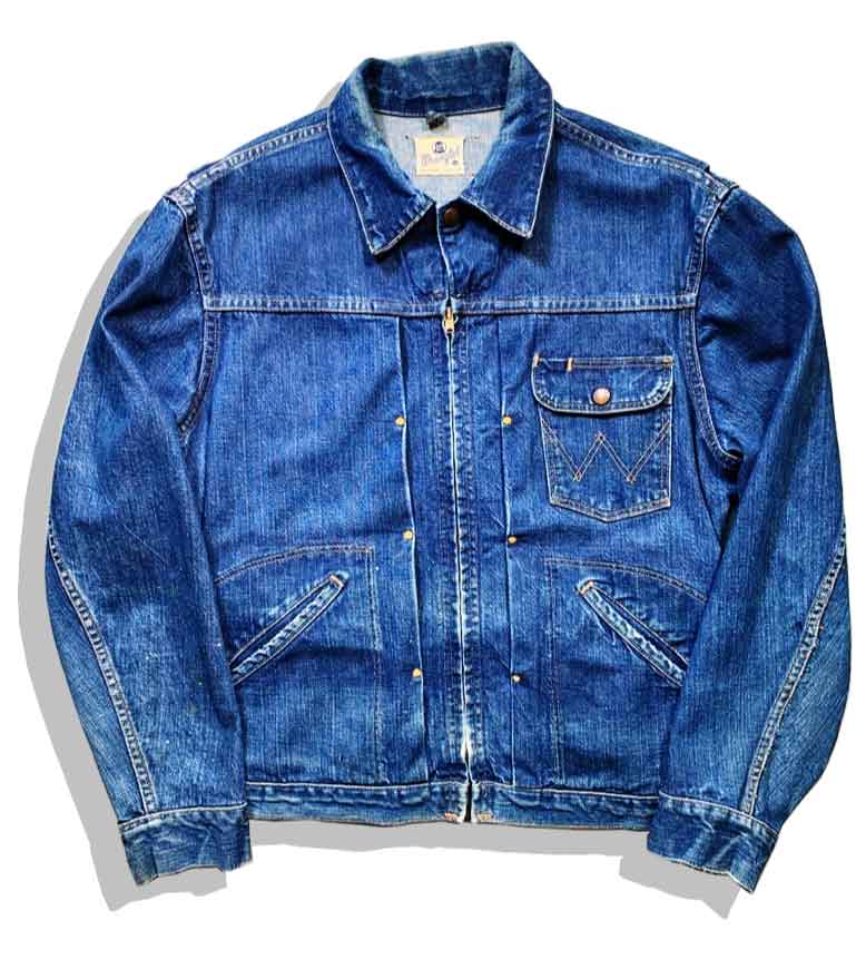 Wrangler 11MJZ Denim Jacket late type Front