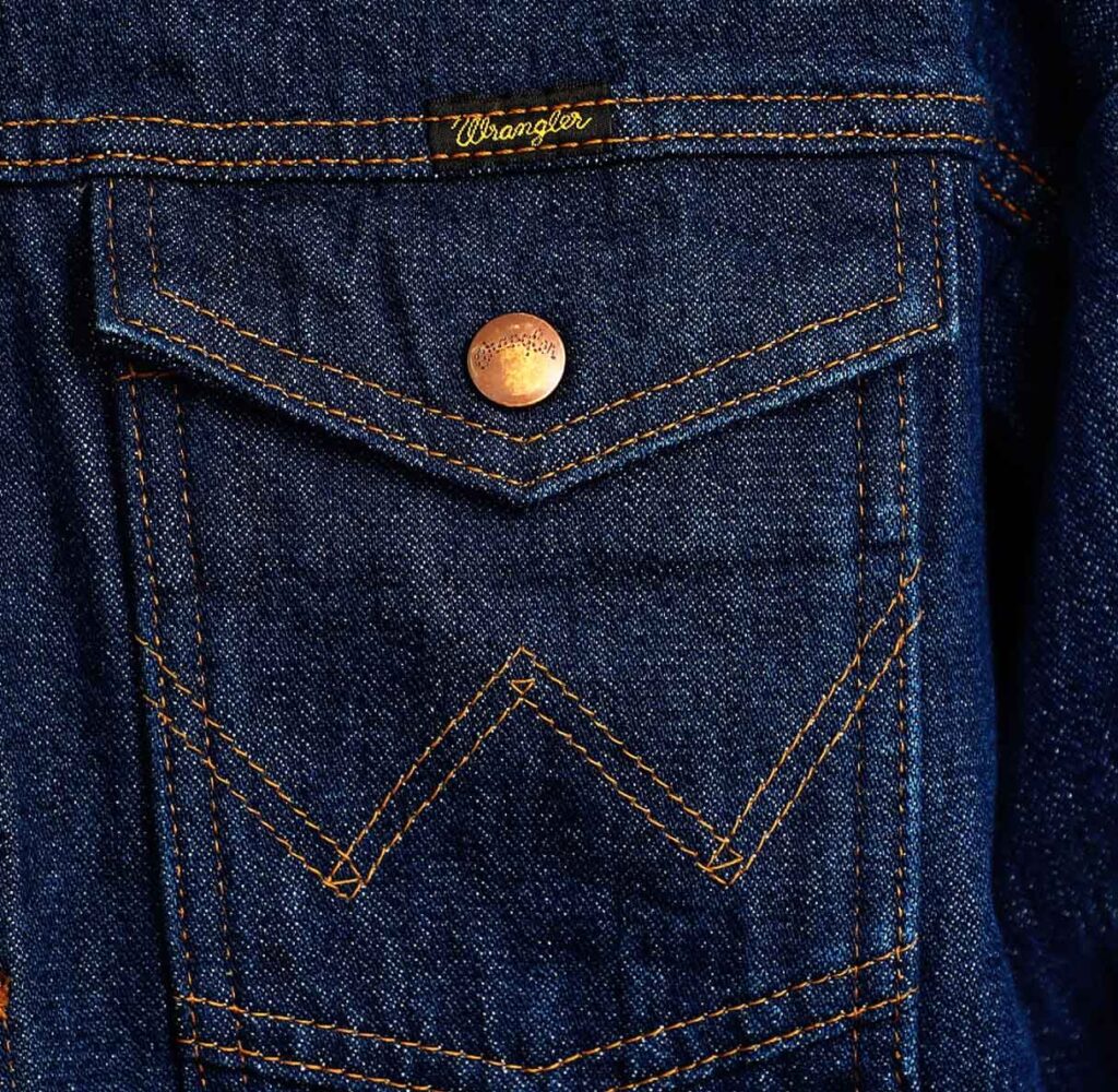 Wrangler Trucker Denim Jacket Pocket