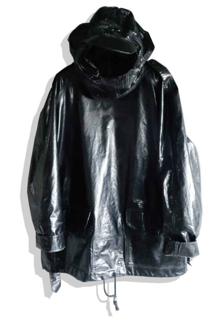 Royal NAVY PVC Smock Parka Front