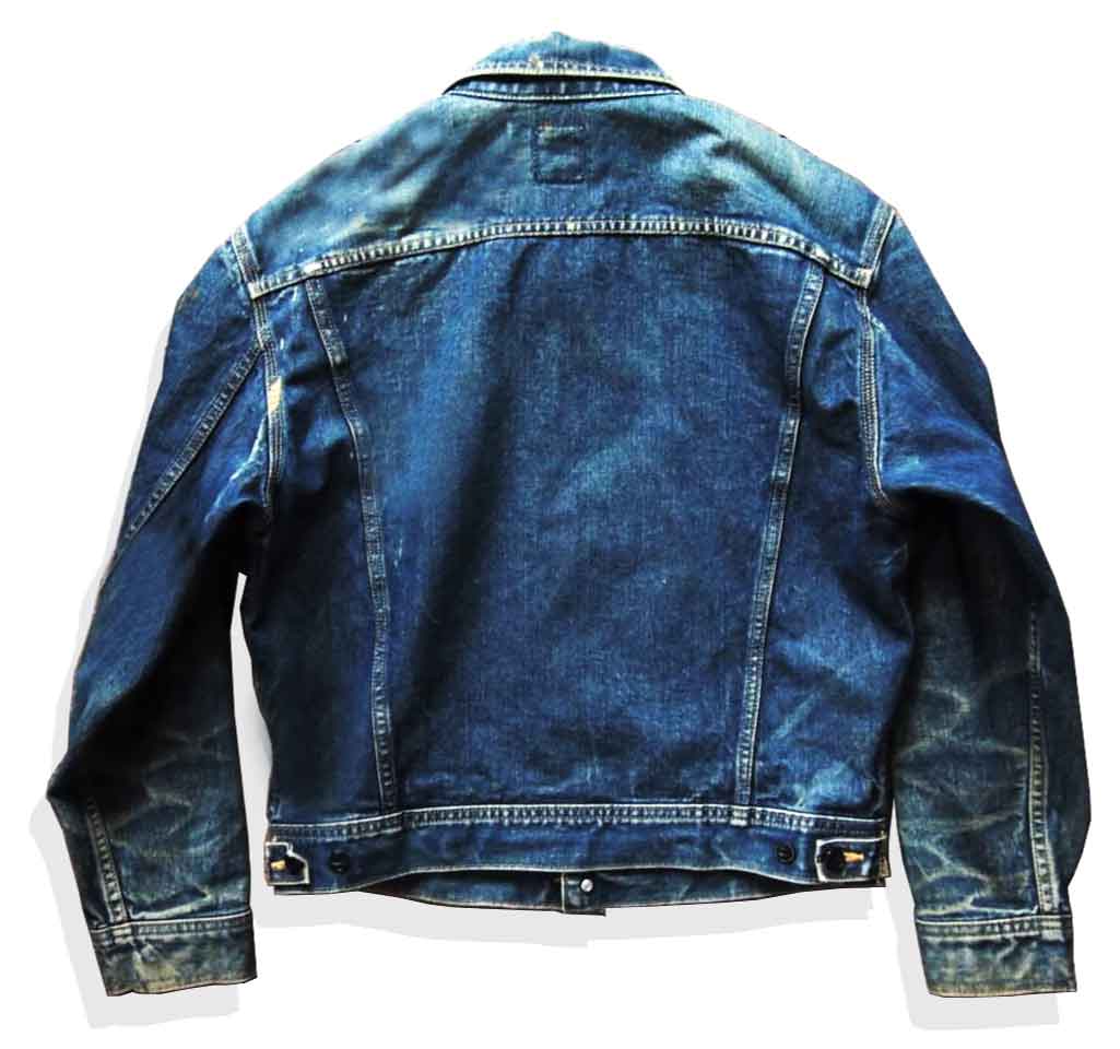 Lee 101-J Cowboy Denim Jacket Back