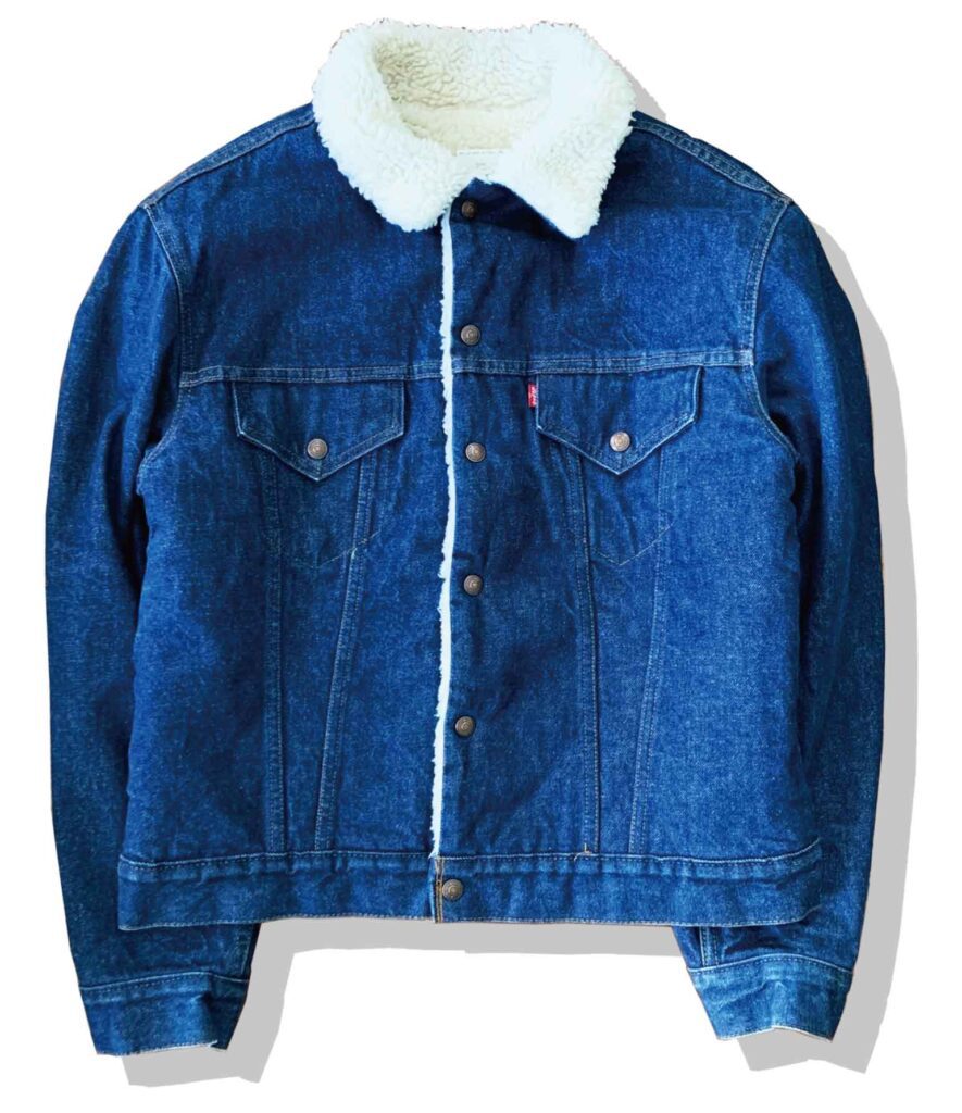 levi's sherpa jacket Front