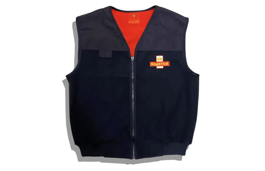 British Royal Mail Fleece Vest Front