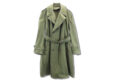 US Army M-54 Trench Coat Back