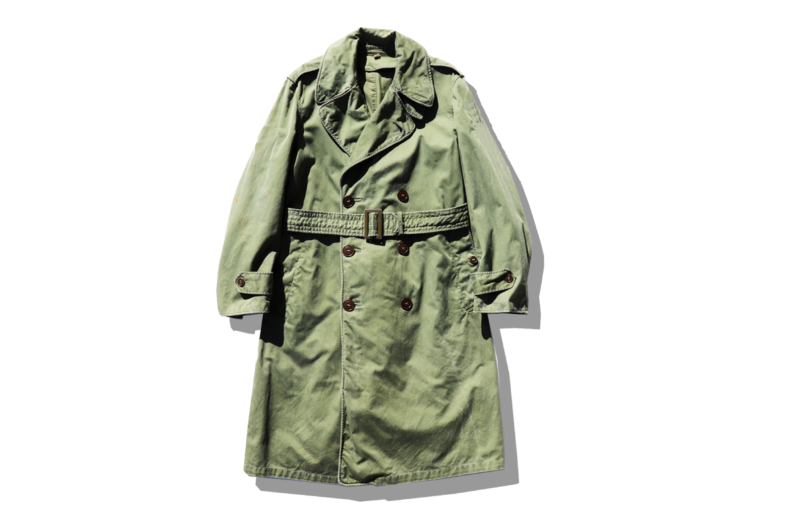 Us Army M-50 Trench Coat Front