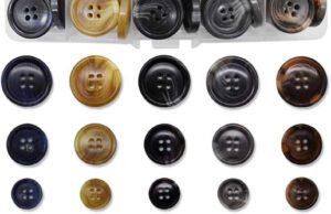 Buffalo Horn Button