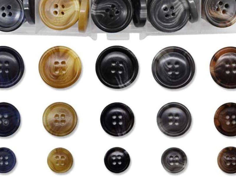 Buffalo Horn Button