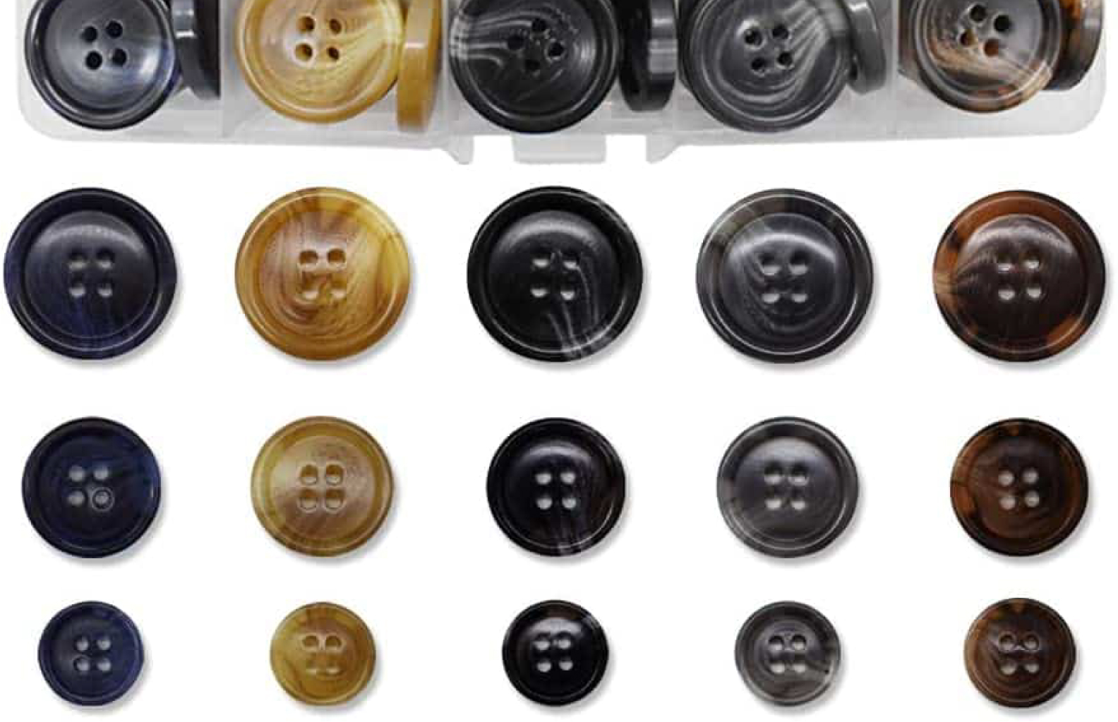 Buffalo Horn Button