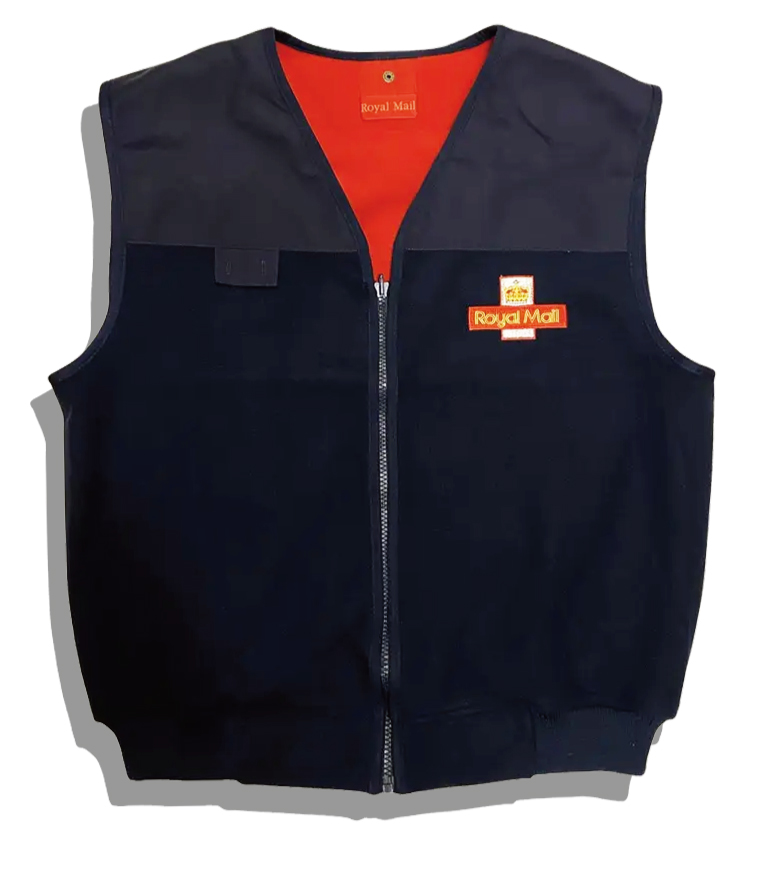 British Royal Mail Fleece Vest Front