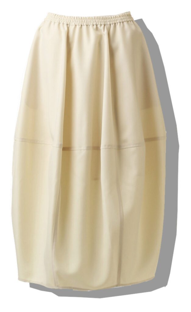 Cocoon Skirt Front