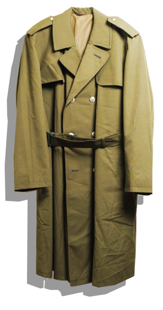 Czech Military Trench Coat Front