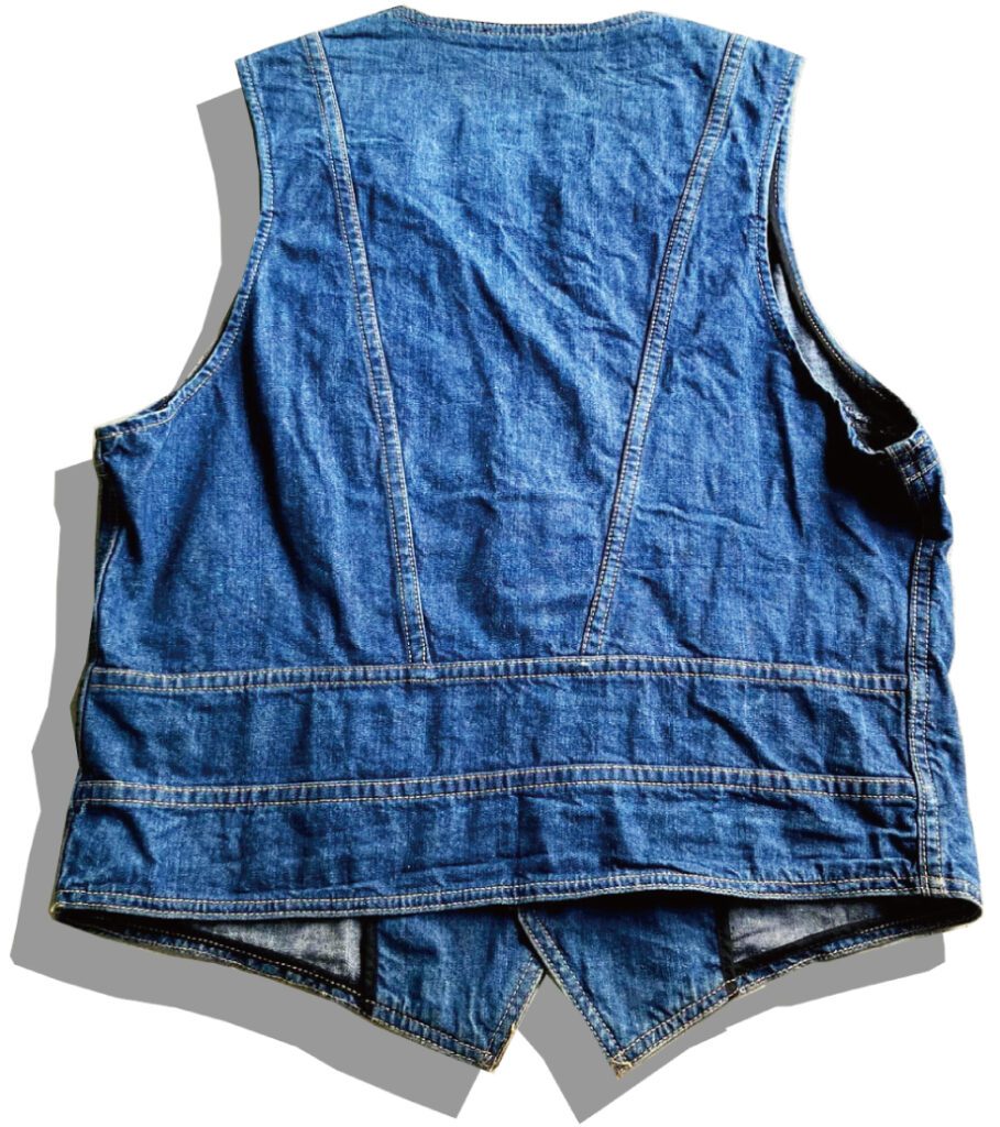 Denim Vest Back