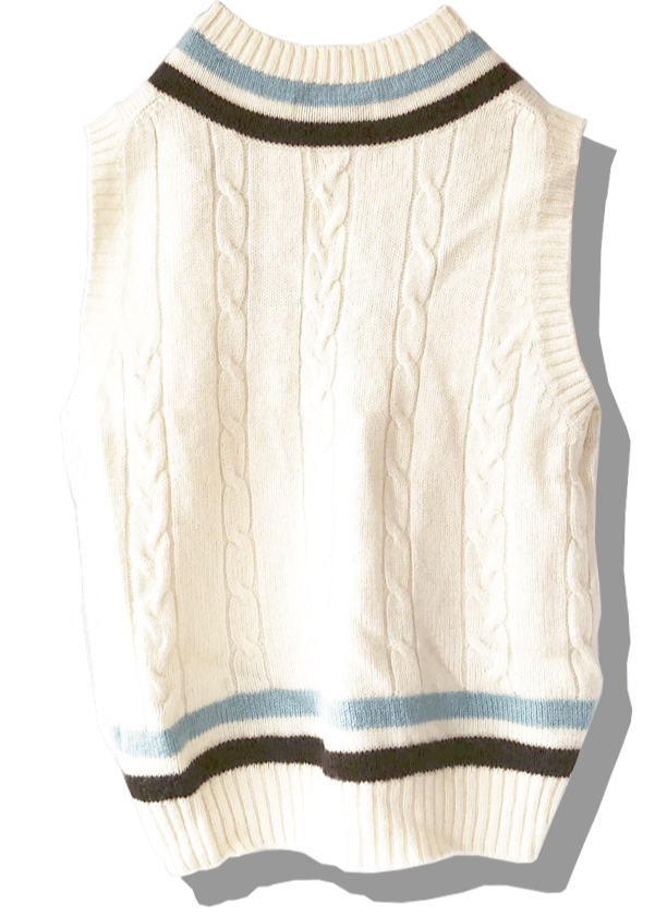 Knit Vest Back