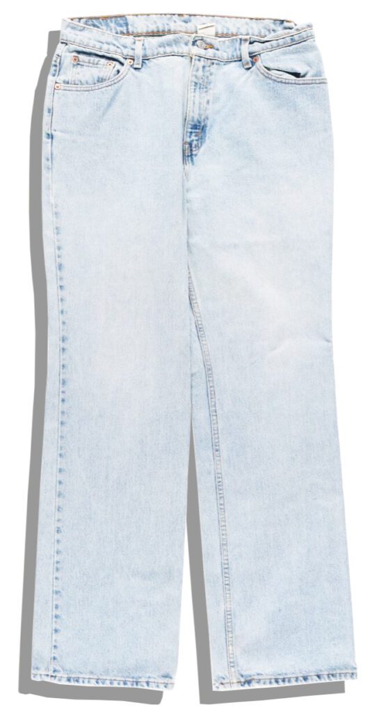 Low Rise Denim Pants Front