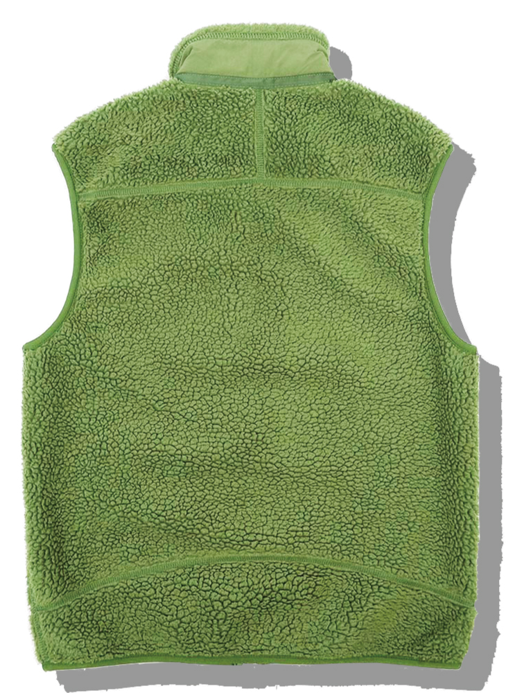 Pile Fleece Vest Back