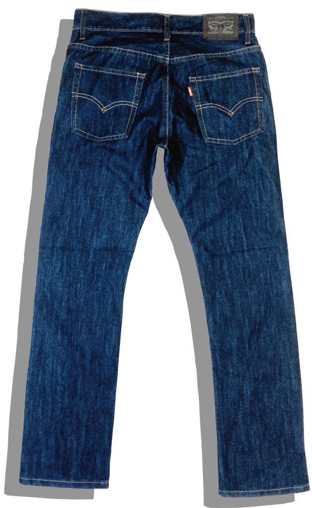 Skinny Denim Pants Back