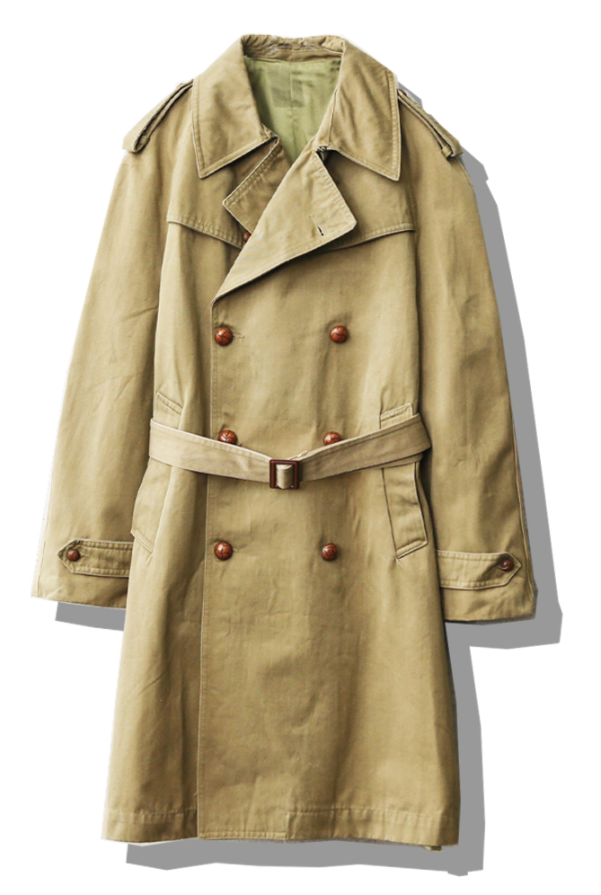 Spanish Military Trench Coat Front