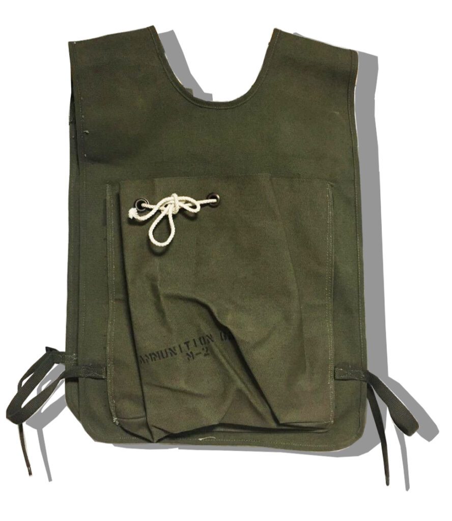 US ARMY Ammunition Carrying Bag M2 Back 1940s