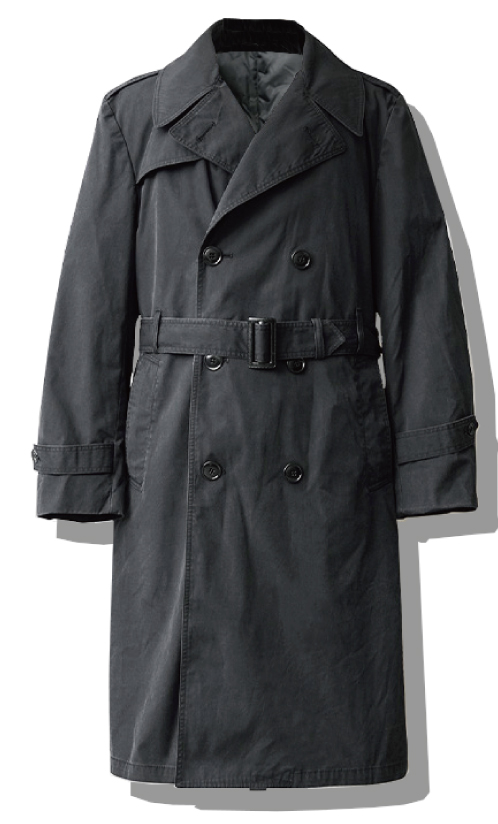 US Navy Trench Coat Front