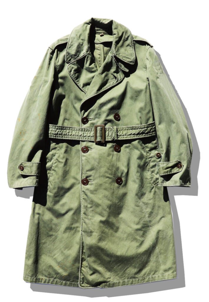 Us Army M-50 Trench Coat Front