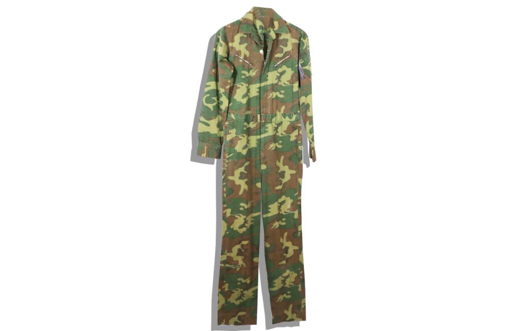 Experimental ERDL Camo Flight Suit Front 1960s