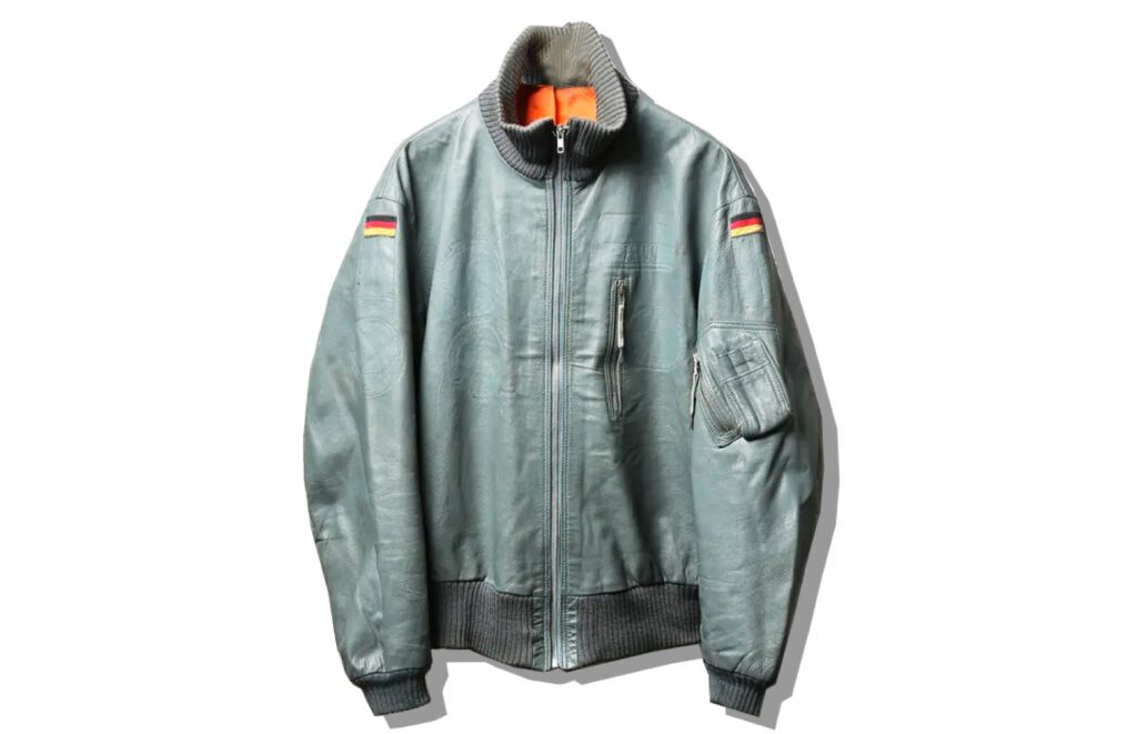 German Army Leather Flight Jacket