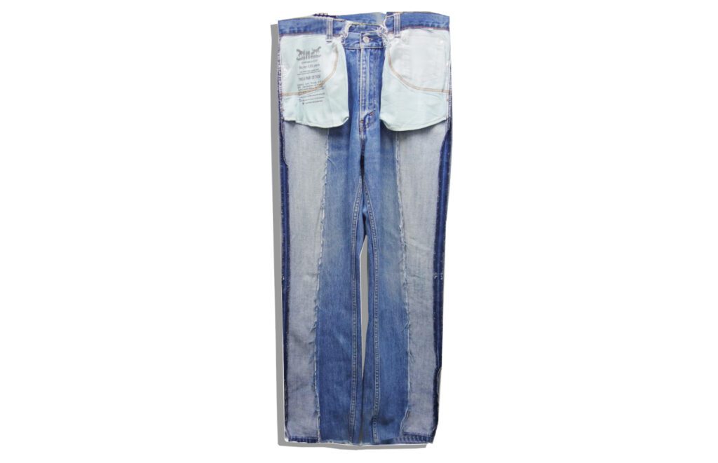 Inside Out Denim Pants Front