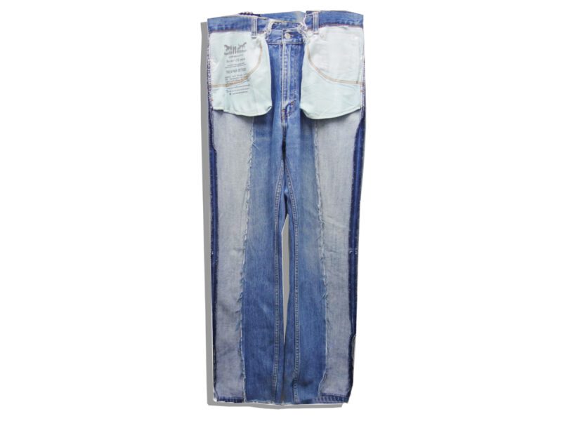 Inside Out Denim Pants Front